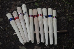 traditional handmade pegs made by Marcus